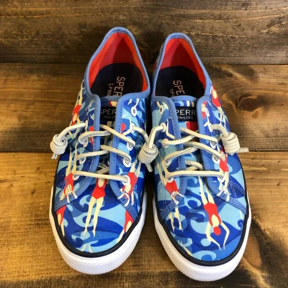 Sperry Top-Sider Women's Size 6.5M Swim Swimming Athletic Triathlon Ladies Flats - Picture 2 of 7